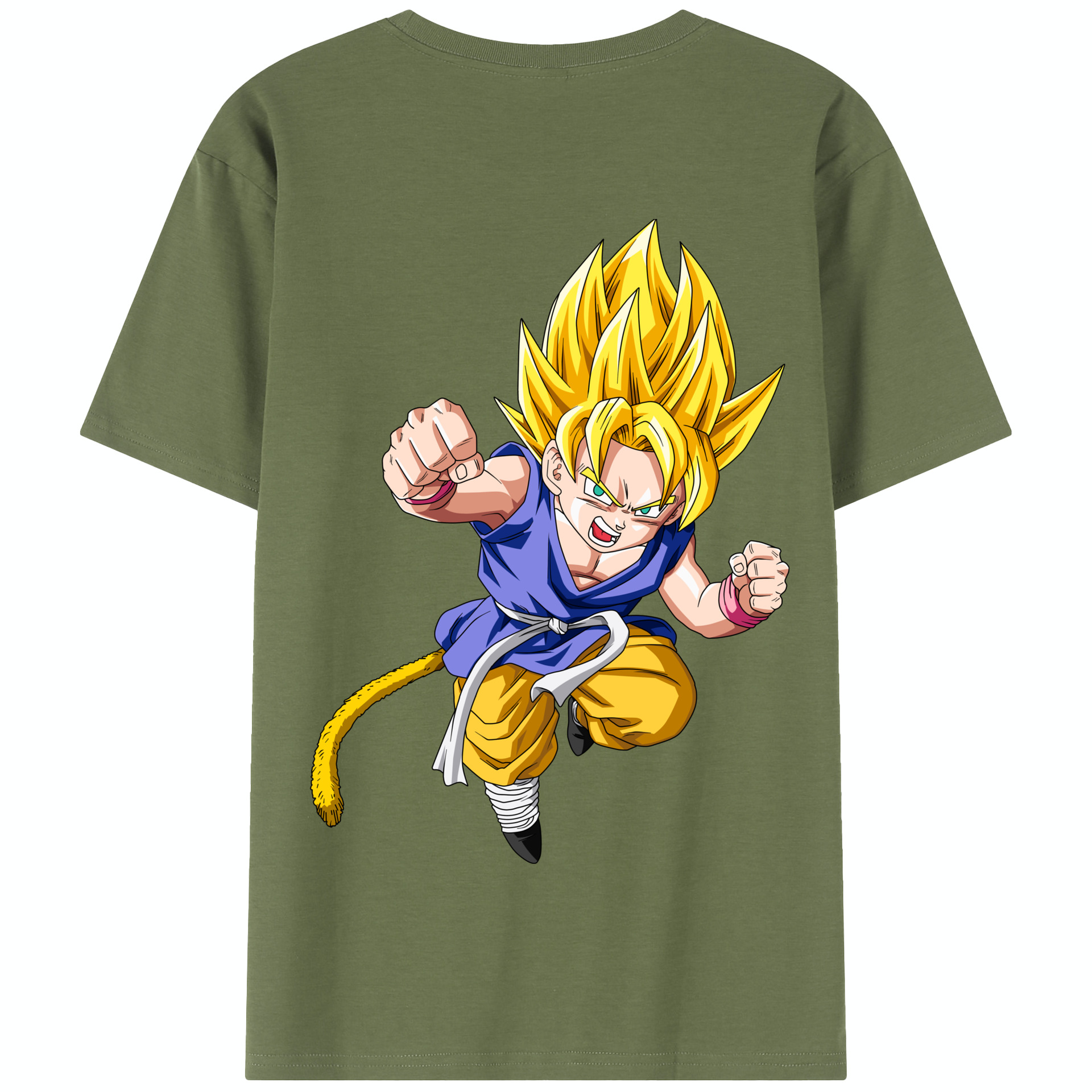 （画像用） ドラゴンボール ベジット DRAGON BALL Vegetto 綿100％半袖Tシャツ（背面プリント）